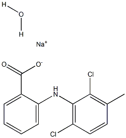 甲氯芬那酸钠 结构式