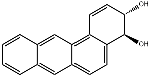 (3S)-3,4-Dihydrobenzo[a]anthracene-3α,4β-diol 结构式