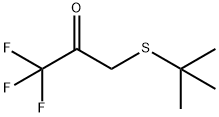 2-Propanone,3-[(1,1-dimethylethyl)thio]-1,1,1-trifluoro-(9CI) 结构式