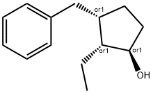 Cyclopentanol, 2-ethyl-3-(phenylmethyl)-, (1R,2R,3S)-rel- (9CI) 结构式