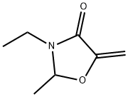 4-Oxazolidinone,3-ethyl-2-methyl-5-methylene-(9CI) 结构式