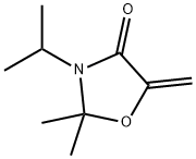 4-Oxazolidinone,2,2-dimethyl-5-methylene-3-(1-methylethyl)-(9CI) 结构式