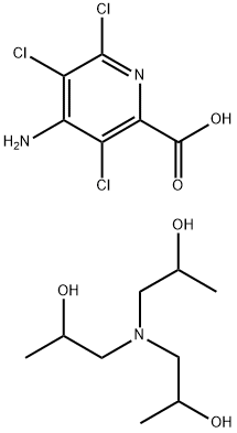 PICLORAM-TRIS(2-HYDROXYPROPYL)AMMONIUM 结构式