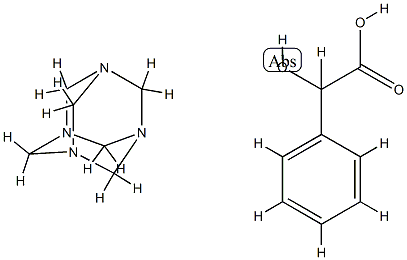 GLYCOLIC ACID, COMPOUND WITH 1,3,5,7-TETRAAZATRICYCLO[3.3.1.13,7]DECANE 结构式