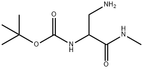 Carbamic acid, [1-(aminomethyl)-2-(methylamino)-2-oxoethyl]-, 1,1- 结构式