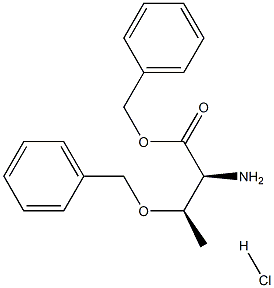 O-(苄基)-L-苏氨酸苄酯盐酸盐 结构式