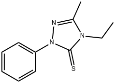 3H-1,2,4-Triazole-3-thione,4-ethyl-2,4-dihydro-5-methyl-2-phenyl-(9CI) 结构式