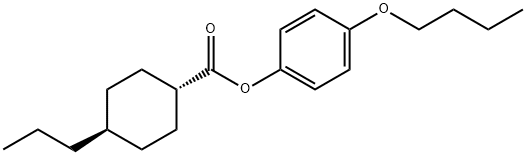 4Β-PROPYL-1Α-CYCLOHEXANECARBOXYLIC ACID 4-BUTOXYPHENYL ESTER 结构式