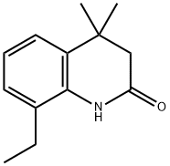 2(1H)-Quinolinone,8-ethyl-3,4-dihydro-4,4-dimethyl-(9CI) 结构式