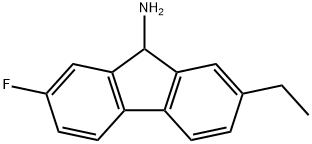 9H-Fluoren-9-amine,2-ethyl-7-fluoro-(9CI) 结构式
