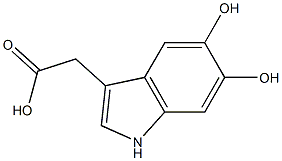 1H-Indole-3-aceticacid,5,6-dihydroxy-(9CI) 结构式