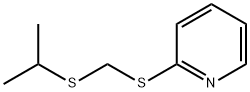 Pyridine,2-[[[(1-methylethyl)thio]methyl]thio]-(9CI) 结构式