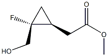 1,2-Cyclopropanedimethanol,1-fluoro-,alpha2-acetate,(1R,2R)-rel-(9CI) 结构式