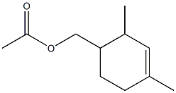 2,4-dimethylcyclohex-3-ene-1-methyl acetate 结构式