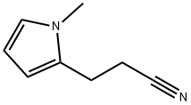 1H-Pyrrole-2-propanenitrile,1-methyl-(9CI) 结构式