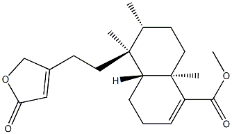 二萜酸甲酯 结构式