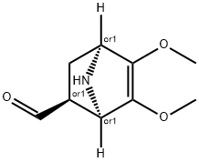 7-Azabicyclo[2.2.1]hept-5-ene-2-carboxaldehyde,5,6-dimethoxy-,(1R,2S,4S)-rel-(9CI) 结构式