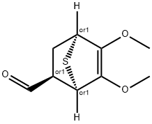 7-Thiabicyclo[2.2.1]hept-5-ene-2-carboxaldehyde,5,6-dimethoxy-,(1R,2R,4S)-rel-(9CI) 结构式