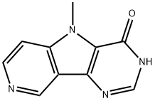 4H-Pyrido[3,4:4,5]pyrrolo[3,2-d]pyrimidin-4-one,1,5-dihydro-5-methyl-(9CI) 结构式