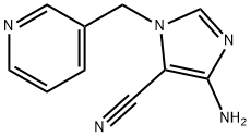 1H-Imidazole-5-carbonitrile,4-amino-1-(3-pyridinylmethyl)-(9CI) 结构式