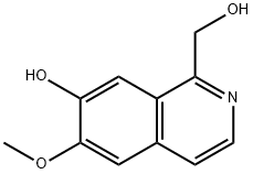 1-Isoquinolinemethanol,7-hydroxy-6-methoxy-(9CI) 结构式