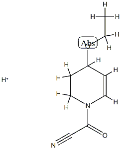 Pyridine,  1-(cyanocarbonyl)-4-ethoxy-1,2,3,4-tetrahydro-,  conjugate  monoacid  (9CI) 结构式