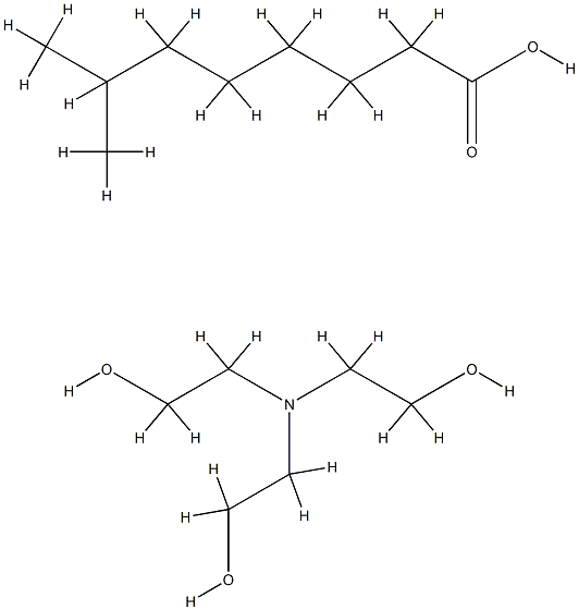 isononanoic acid, compound with 2,2',2''-nitrilotriethanol (1:1) 结构式