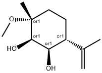 1,2-Cyclohexanediol,3-methoxy-3-methyl-6-(1-methylethenyl)-,(1R,2R,3R,6R)-rel-(9CI) 结构式