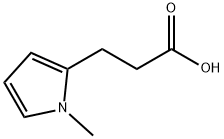 3-(1-甲基-1H-吡咯-2-基)丙酸 结构式