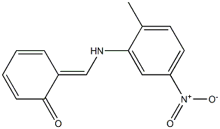 2-{[(2-methyl-5-nitrophenyl)imino]methyl}phenol 结构式