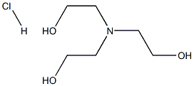 Ethanol, 2,2',2''-nitrilotris-, homopolymer, hydrochloride 结构式