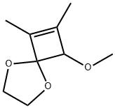 5,8-Dioxaspiro[3.4]oct-1-ene,3-methoxy-1,2-dimethyl-(9CI) 结构式