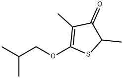 3(2H)-Thiophenone,2,4-dimethyl-5-(2-methylpropoxy)-(9CI) 结构式