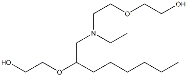2,2'-[(Octylimino)bis(2,1-ethanediyloxy)]bisethanol 结构式