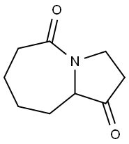 1H-Pyrrolo[1,2-a]azepine-1,5(6H)-dione,hexahydro-(9CI) 结构式