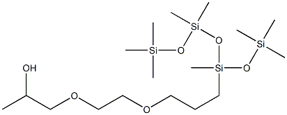 二甲基硅氧烷甘醇乙酸基的共聚物 结构式