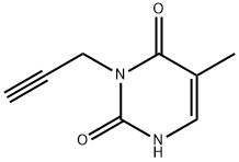 2,4(1H,3H)-Pyrimidinedione,5-methyl-3-(2-propynyl)-(9CI) 结构式