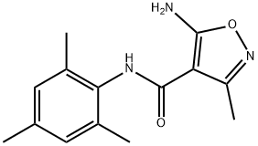 4-Isoxazolecarboxamide,5-amino-3-methyl-N-(2,4,6-trimethylphenyl)-(9CI) 结构式