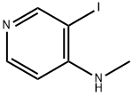 3-碘-N-甲基吡啶-4-胺 结构式