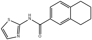 2-Naphthalenecarboxamide,5,6,7,8-tetrahydro-N-2-thiazolyl-(9CI) 结构式