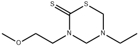 2H-1,3,5-Thiadiazine-2-thione,5-ethyltetrahydro-3-(2-methoxyethyl)-(9CI) 结构式