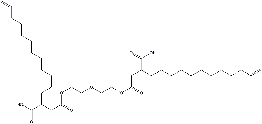 2-dodecenylsuccinic acid, ester with 2,2'-oxydiethanol (2:1) 结构式