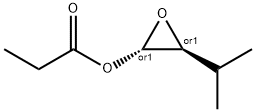 Oxiranol,3-(1-methylethyl)-,propanoate,(2R,3S)-rel-(9CI) 结构式