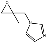 1H-Imidazole,1-[(2-methyloxiranyl)methyl]-(9CI) 结构式