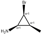 Cyclopropanamine, 2-bromo-3-methyl-, (1R,2S,3S)-rel- (9CI) 结构式