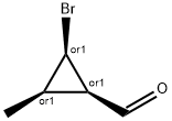 Cyclopropanecarboxaldehyde, 2-bromo-3-methyl-, (1R,2R,3R)-rel- (9CI) 结构式