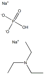 disodium hydrogen phosphate, compound with triethylamine (1:1) 结构式