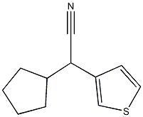 3-Thiopheneacetonitrile,-alpha--cyclopentyl-(9CI) 结构式