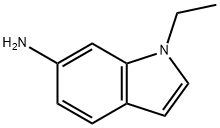 1-乙基-1H-吲哚-6-胺 结构式