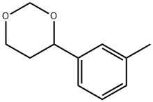 1,3-Dioxane,4-(3-methylphenyl)-(9CI) 结构式